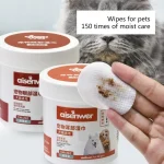150pcs Cat Wipes For Eyes And Ear