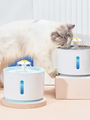 2.4L Fountain Automatic Cat Water 4-Stage