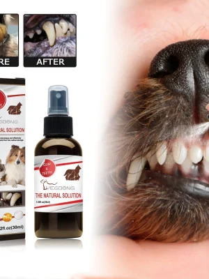 30ML Teeth Cleaning Spray Dog Cat Tartar Cleaner