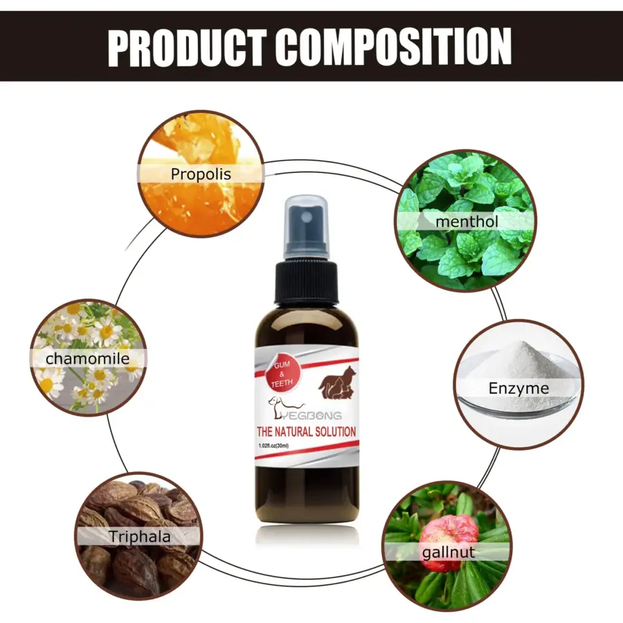 30ML Pet Teeth Cleaning Spray Dog Cat Tartar Cleaner Puppy Kitten Tooth Stain Remover Bad Breath Oral Cleaning - Image 6