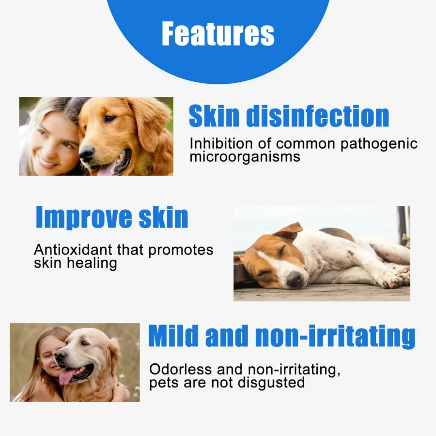 30ML Pet Wound Care Spray Cat Dog Skin Wound Care Drop to Relieve Itching - Image 2