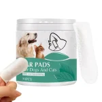 50pcs Ear Wipes For Dogs Ear Cleaning Finger Cots