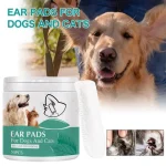 50pcs Ear Wipes For Dogs Ear Cleaning Finger Cots