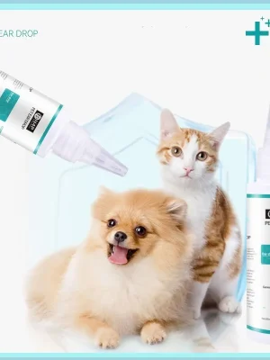 60ml Ear Cleaner Pet Ear Drops For Infections Control