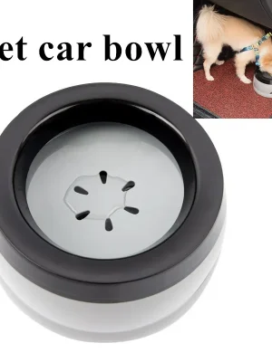 750ML Car Water Bowl Anti-Spill