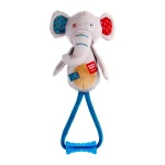 Dog Plush Tug Toy with Handle