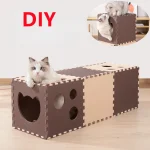 DIY Cat Tunnel Foldable EVA Board - 30X30cmX14pcs