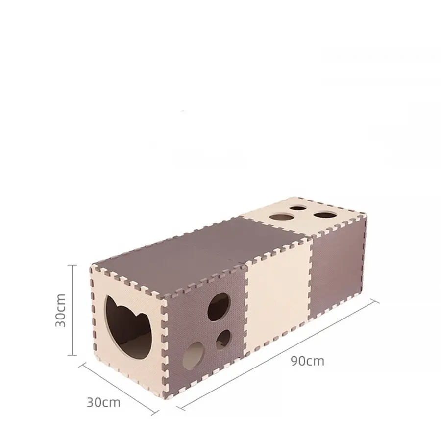 DIY Combination Cat Tunnel Cat Changeable House Assemble EVA Board Foldable Tunnel Pet Kitty Training Toys Play Tunnel Tube - Image 4