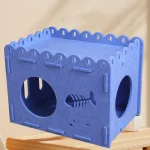 Detachable Assembled Cat House Wear-resistant Felt Board