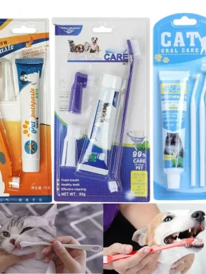 Dog Cat Toothbrush Toothpaste Kit
