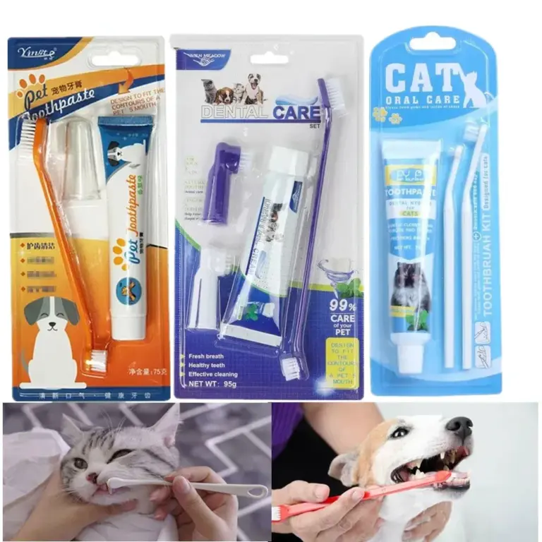 Dog Cat Toothbrush Toothpaste Kit