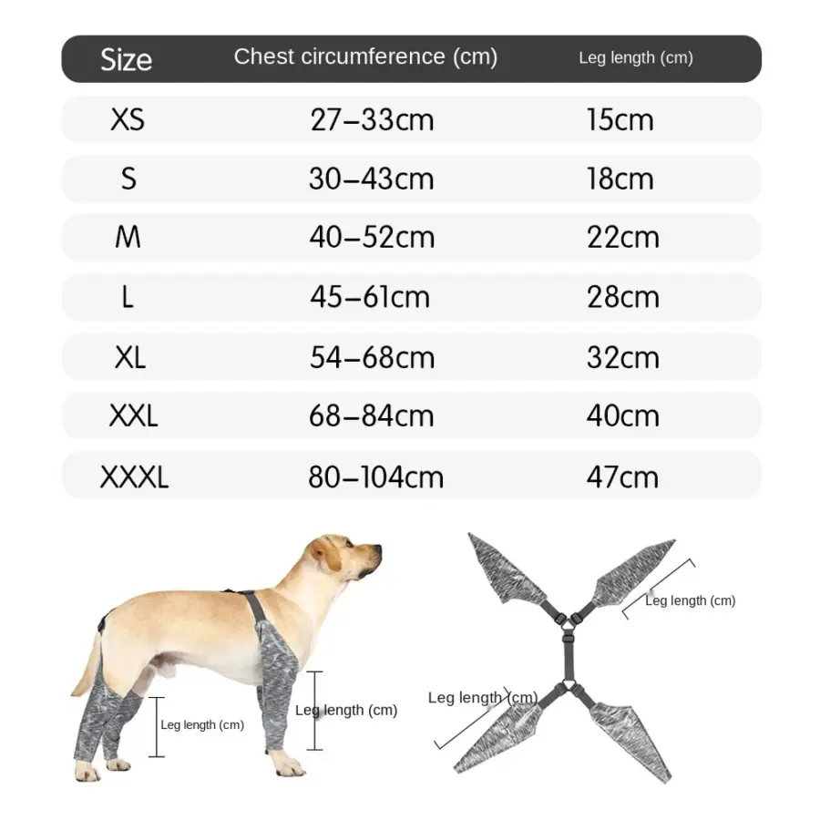 Dog Outdoor Boxer Shorts High Elasticity Adjustable Dog Four-legged Trousers Waterproof, Dirt-proof and Urine-proof Dog Clothes - Image 4