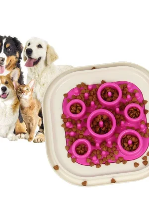 Dog Slow Feeder Bowl Prevent Obesity