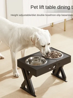 Lift Dining Table for Large Dogs Adjustable Height