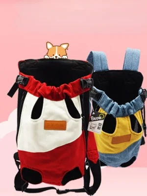 Pet Backpack Carrier Front Travel Shoulders Breathable