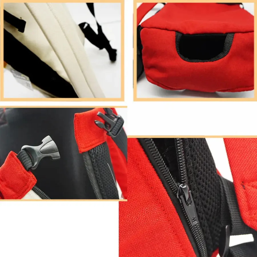 Pet Backpack Carrier For Cat Dogs Front Travel Dog Bag Carrying for Puppy Kitten Shoulders Breathable Portable Four-legged Bag - Image 5