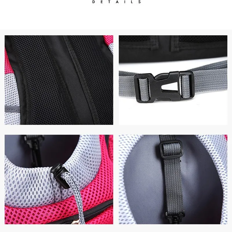 Pet Backpack Carrier Double Shoulder Portable
