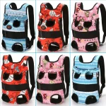 Pet Backpack Double Shoulder Portable Travel Breathable