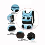 Pet Backpack Double Shoulder Portable Travel Breathable