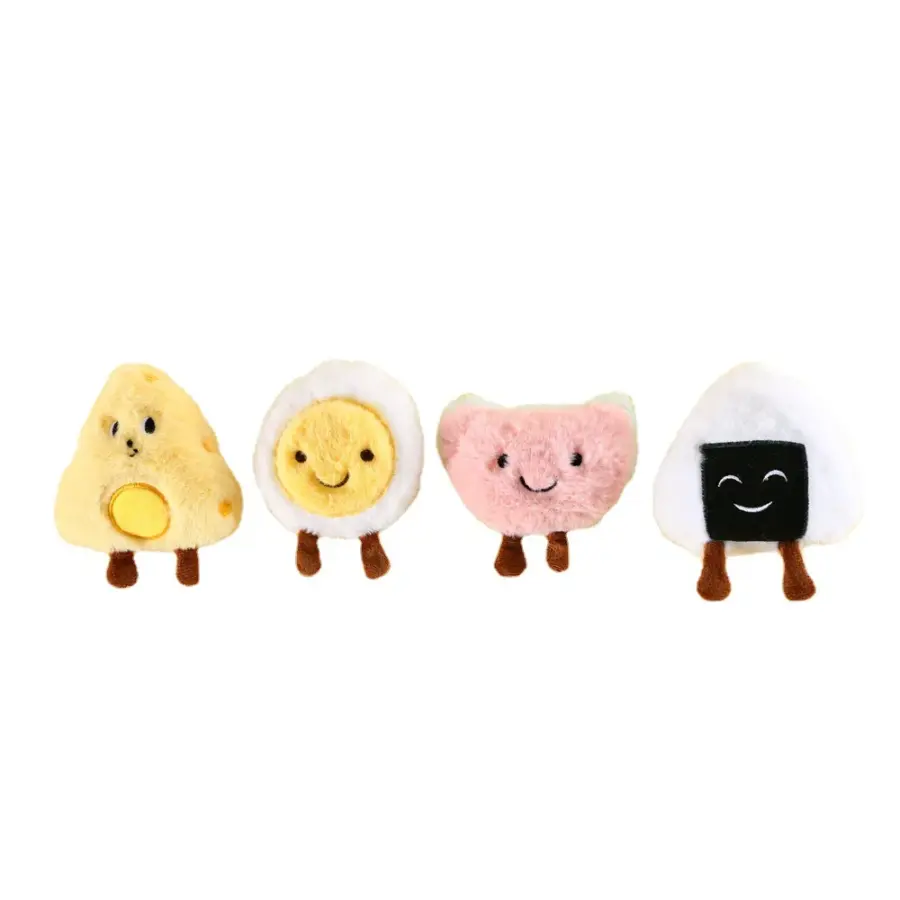 Pet Cat Plush Toy Cat Squeaky Toy with Catnip Kitten Toys Built-in Bell to Make Sounds Cute Interactive Pet Toys Cat Supplies - Image 5