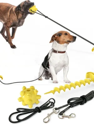 Dog Rope Ball Toy Set