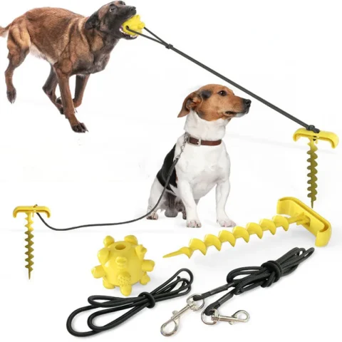 Dog Rope Ball Toy Set