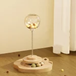 Wood Cat Turntable with Balls