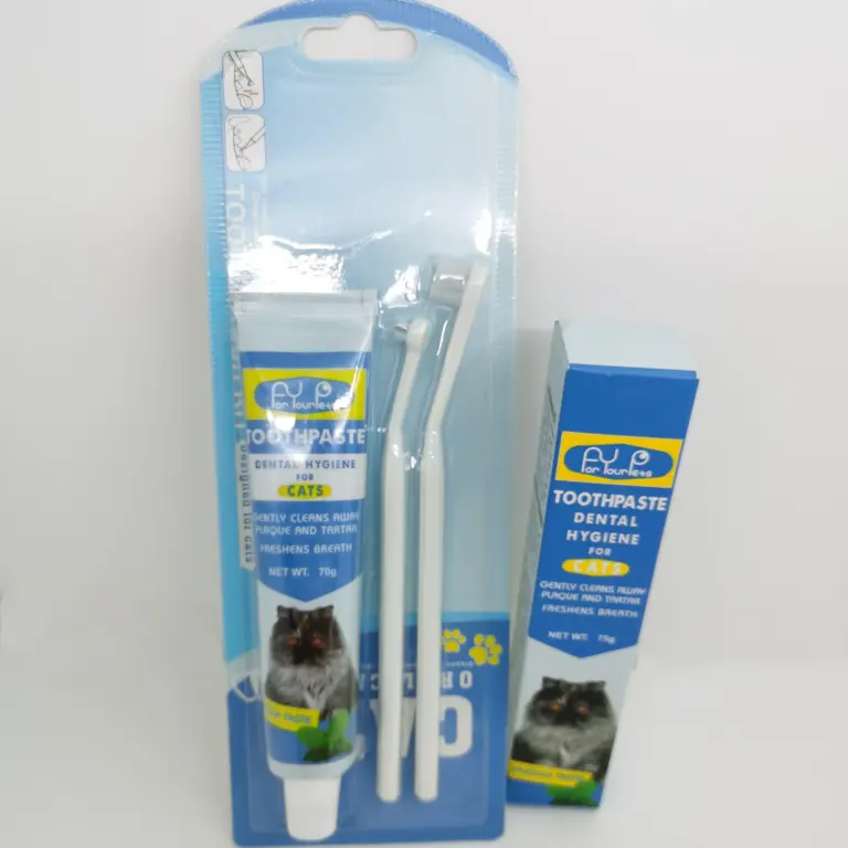 Cat Toothbrush Toothpaste Set
