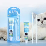 Cat Toothbrush Toothpaste Set