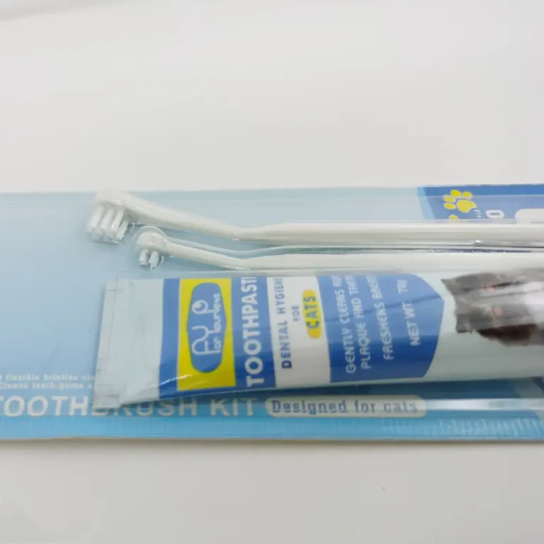 Cat Toothbrush Toothpaste Set