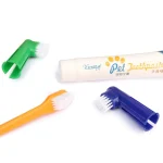 Toothbrush Toothpaste Set Finger Toothbrush Beef Vanilla
