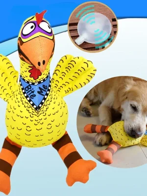 Dog Squeaky Chicken Toy