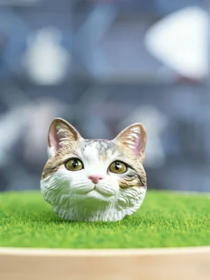 Cute Cat Head Fridge Magnet2