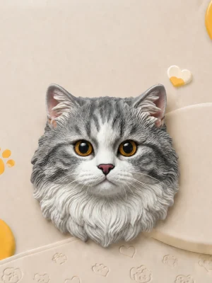 3D Handmade Stereoscopic Fridge Magnet