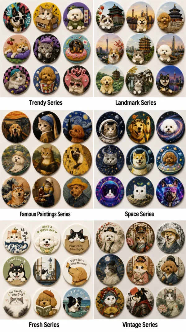 3D Embossed Pet Badge